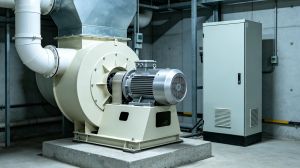 How to save energy for laboratory exhaust fans: Variable frequency static pressure control and direct-drive permanent magnet fans